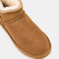 Load image into Gallery viewer, HUSH PUPPIES FUZZY CHESTNUT SUEDE - Women slippers - Collective Shoes