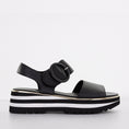 Load image into Gallery viewer, DJANGO & JULIETTE HARLOWS BLACK - Women Sandals - Collective Shoes
