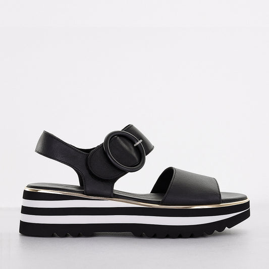 DJANGO & JULIETTE HARLOWS BLACK - Women Sandals - Collective Shoes