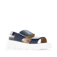 Load image into Gallery viewer, LE SANSA HANDLE NAVY SILVER - Women Sandals - Collective Shoes