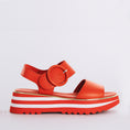 Load image into Gallery viewer, DJANGO & JULIETTE HARLOWS RED - Women Sandals - Collective Shoes