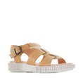 Load image into Gallery viewer, DJANGO & JULIETTE ITALA DK TAN ALMOND SOLE - Women Sandals - Collective Shoes
