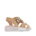Load image into Gallery viewer, DJANGO & JULIETTE ITALA DK TAN ALMOND SOLE - Women Sandals - Collective Shoes