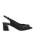 Load image into Gallery viewer, DJANGO & JULIETTE JUKES BLACK SHIMMER - Women Sandals - Collective Shoes