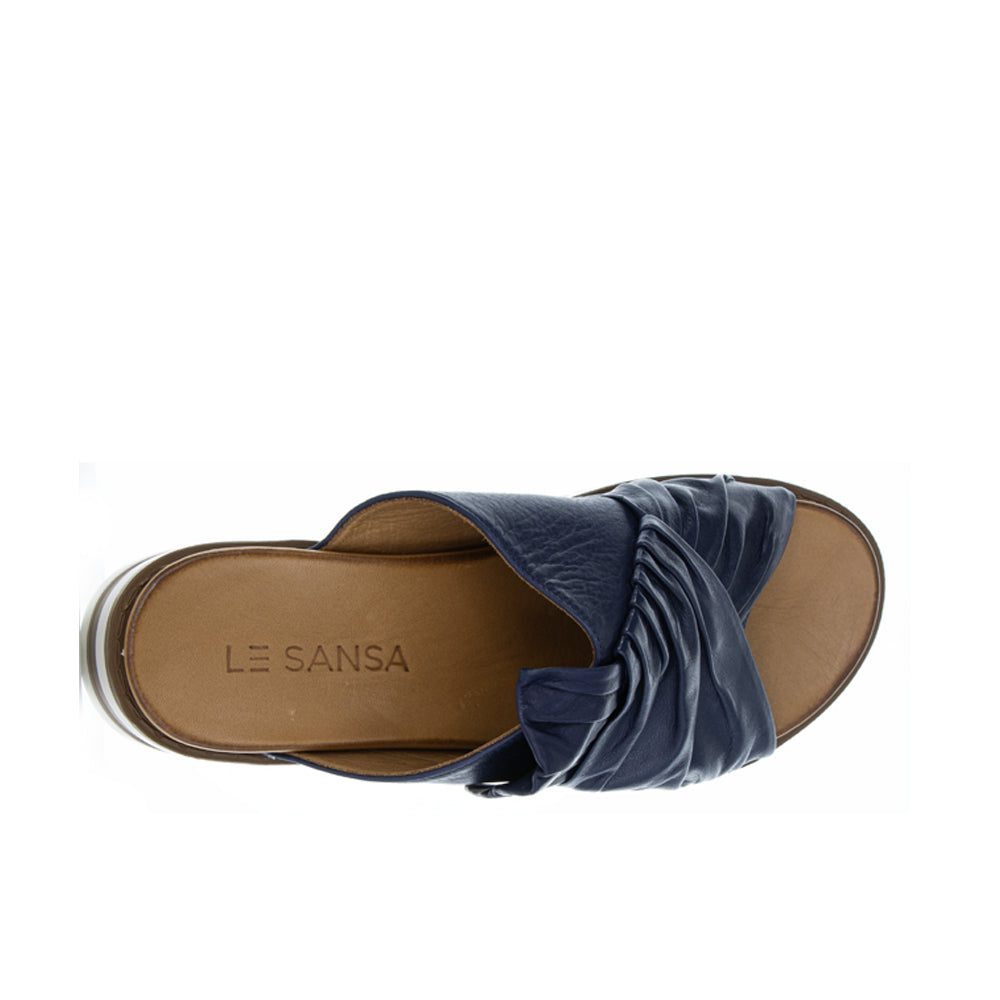 LE SANSA KHLOE NAVY - Women Slip On - Collective Shoes