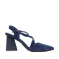 Load image into Gallery viewer, DJANGO & JULIETTE LAHTI NAVY SUEDE - Women Heels - Collective Shoes