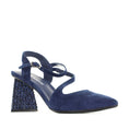 Load image into Gallery viewer, DJANGO & JULIETTE LAHTI NAVY SUEDE - Women Heels - Collective Shoes