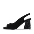 Load image into Gallery viewer, DJANGO & JULIETTE LANTOS BLACK SUEDE - Women Sandals - Collective Shoes