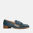Load image into Gallery viewer, HUSH PUPPIES MAPLE TEAL/TEAL PATENT - Women Loafers - Collective Shoes
