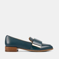 Load image into Gallery viewer, HUSH PUPPIES MAPLE TEAL/TEAL PATENT - Women Loafers - Collective Shoes