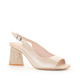 Load image into Gallery viewer, DJANGO & JULIETTE LANTOS NUDE SHIMMER - Women Sandals - Collective Shoes