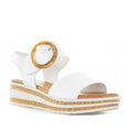 Load image into Gallery viewer, LE SANSA GUARD WHITE - Women Sandals - Collective Shoes