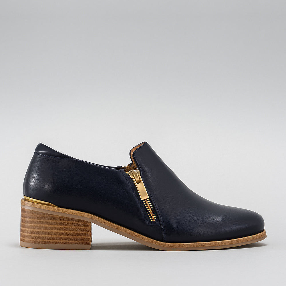 Shop Bresley Dartmouth Black Twin Zip Dress Shoes