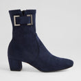 Load image into Gallery viewer, DJANGO & JULIETTE HARISS NAVY - Women Boots - Collective Shoes