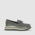 Load image into Gallery viewer, DJANGO & JULIETTE EAILA OLIVE - Women Loafers - Collective Shoes