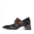 Load image into Gallery viewer, BRESLEY PAGODA BLACK PAT - Women Sandals - Collective Shoes