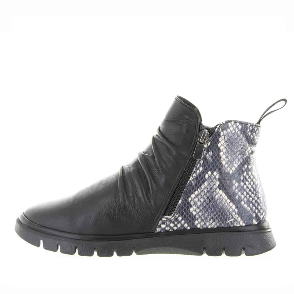LESANSA RUBEL BLACK PRINT - Women Boots - Collective Shoes
