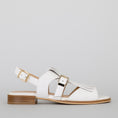 Load image into Gallery viewer, BRESLEY SAFFRON WHITE - Women Sandals - Collective Shoes