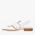 Load image into Gallery viewer, BRESLEY SAFFRON WHITE - Women Sandals - Collective Shoes