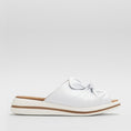 Load image into Gallery viewer, Le sansa Salsa White / tan - Women Flats - Collective Shoes