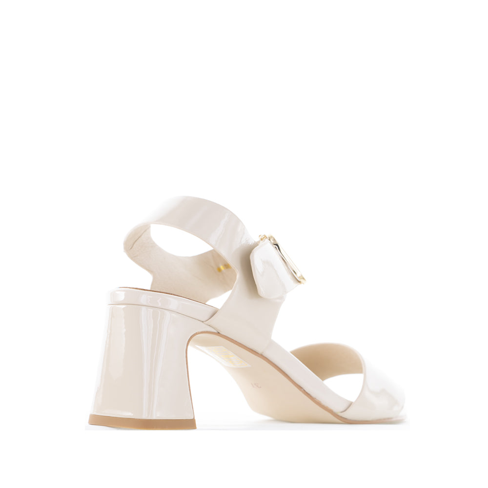 BRESLEY SCRIBE NUDE PATENT - Women Sandals - Collective Shoes