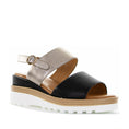 Load image into Gallery viewer, LE SANSA TESS BLACK CHAMPAGNE - Women Sandals - Collective Shoes