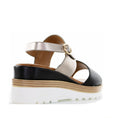 Load image into Gallery viewer, LE SANSA TESS BLACK CHAMPAGNE - Women Sandals - Collective Shoes