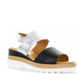 Load image into Gallery viewer, LE SANSA TESS BLACK SILVER - Women Sandals - Collective Shoes