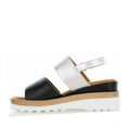 Load image into Gallery viewer, LE SANSA TESS BLACK SILVER - Women Sandals - Collective Shoes