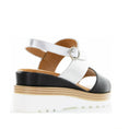 Load image into Gallery viewer, LE SANSA TESS BLACK SILVER - Women Sandals - Collective Shoes
