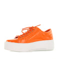 Load image into Gallery viewer, DJANGO & JULIETTE WOLFIE ORANGE PATENT - Women sneakers - Collective Shoes
