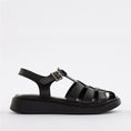 Load image into Gallery viewer, CABELLO ZIA BLACK - Women Sandals - Collective Shoes