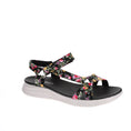 Load image into Gallery viewer, CC RESORTS FLOSS BLACK FLORAL - Women Sandals - Collective Shoes