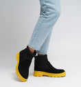 Load image into Gallery viewer, LESANSA RIDGE BLACK/MUSTARD - Women Boots - Collective Shoes