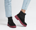 Load image into Gallery viewer, LESANSA RIDGE BLACK/PINK - Women Boots - Collective Shoes