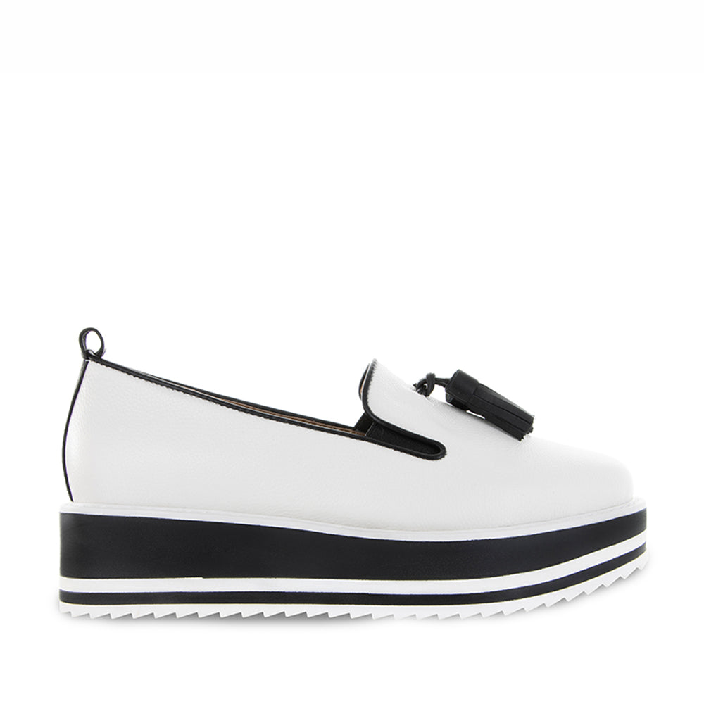 BRESLEY SYBIL WHITE - Women Slip On - Collective Shoes 