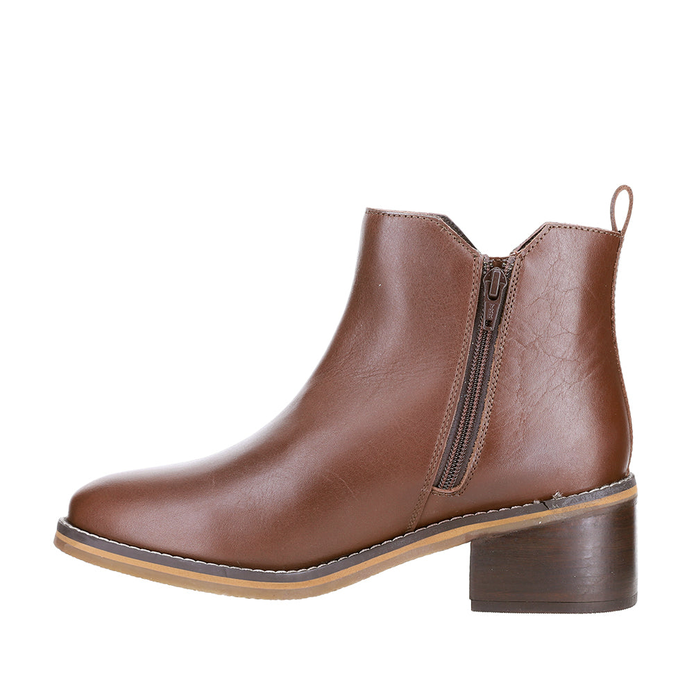 LESANSA DEEP CHOCOLATE - Women Boots - Collective Shoes