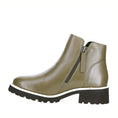 Load image into Gallery viewer, LESANSA EAST OLIVE - Women Boots - Collective Shoes