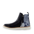 Load image into Gallery viewer, LESANSA ITALY BLACK SNAKE Women Boots - Zeke Collection