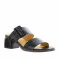 Load image into Gallery viewer, Bresley Paden Black Croc - Women Heels - Collective Shoes