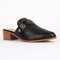 Load image into Gallery viewer, BRESLEY SPEED BLACK MULE - Collective Shoes