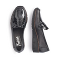 Load image into Gallery viewer, RIEKER 53732-00 BLACK - Women Slip On - Collective Shoes