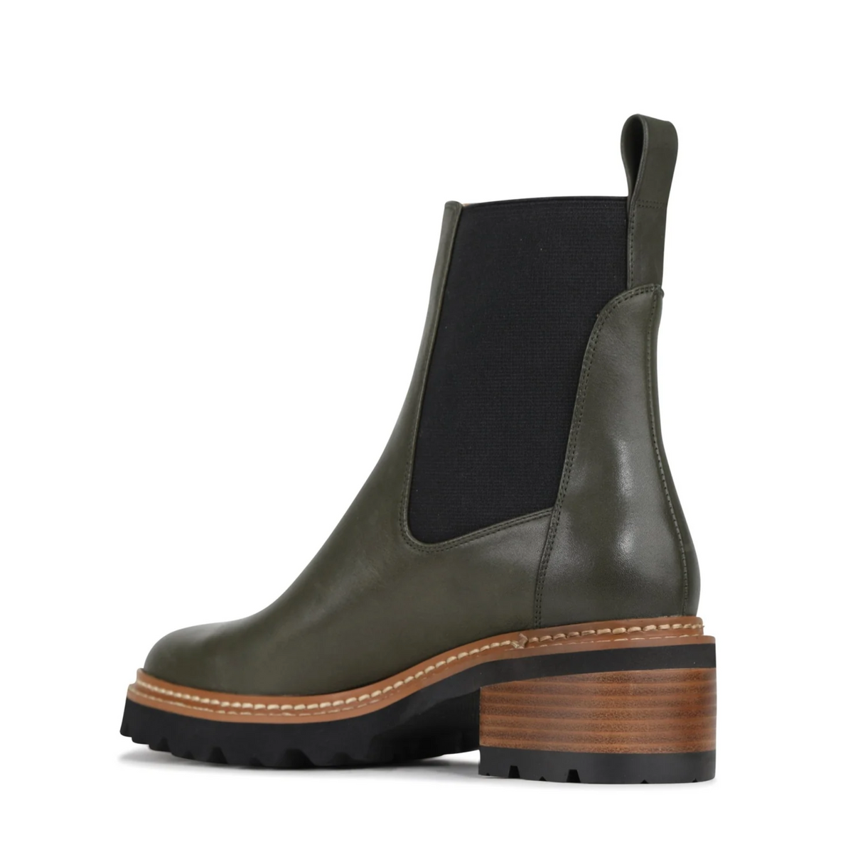 EOS LINEAR DARK OLIVE - Women Boots - Collective Shoes