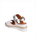 Load image into Gallery viewer, LESANSA TESS WHITE SILVER - Women Sandals - Collective Shoes