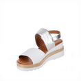 Load image into Gallery viewer, LESANSA TESS WHITE SILVER - Women Sandals - Collective Shoes