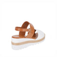 Load image into Gallery viewer, LESANSA TESS WHITE TAN - Women Sandals - Collective Shoes
