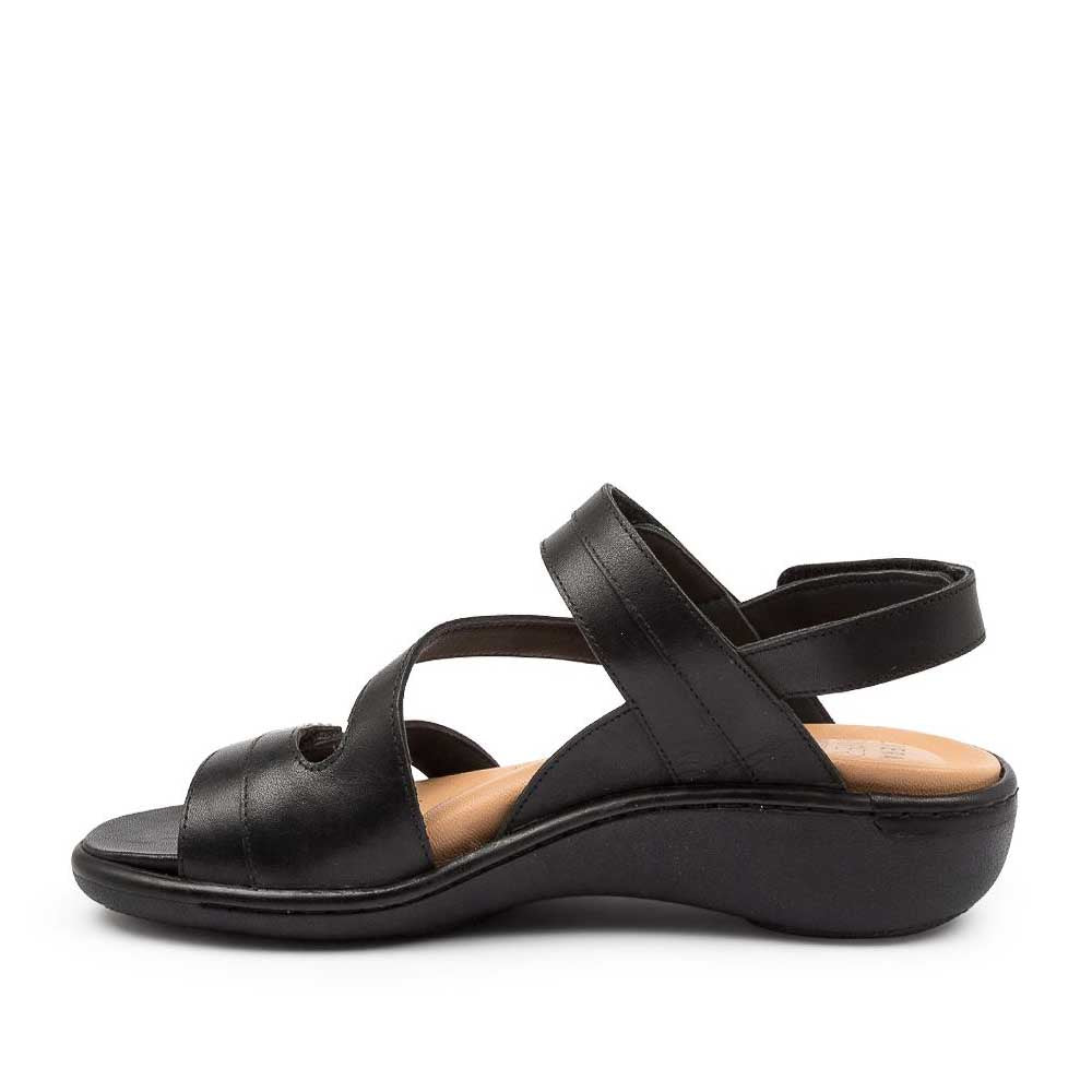 ZIERA BEAUX BLACK - Women Sandals - Collective Shoes