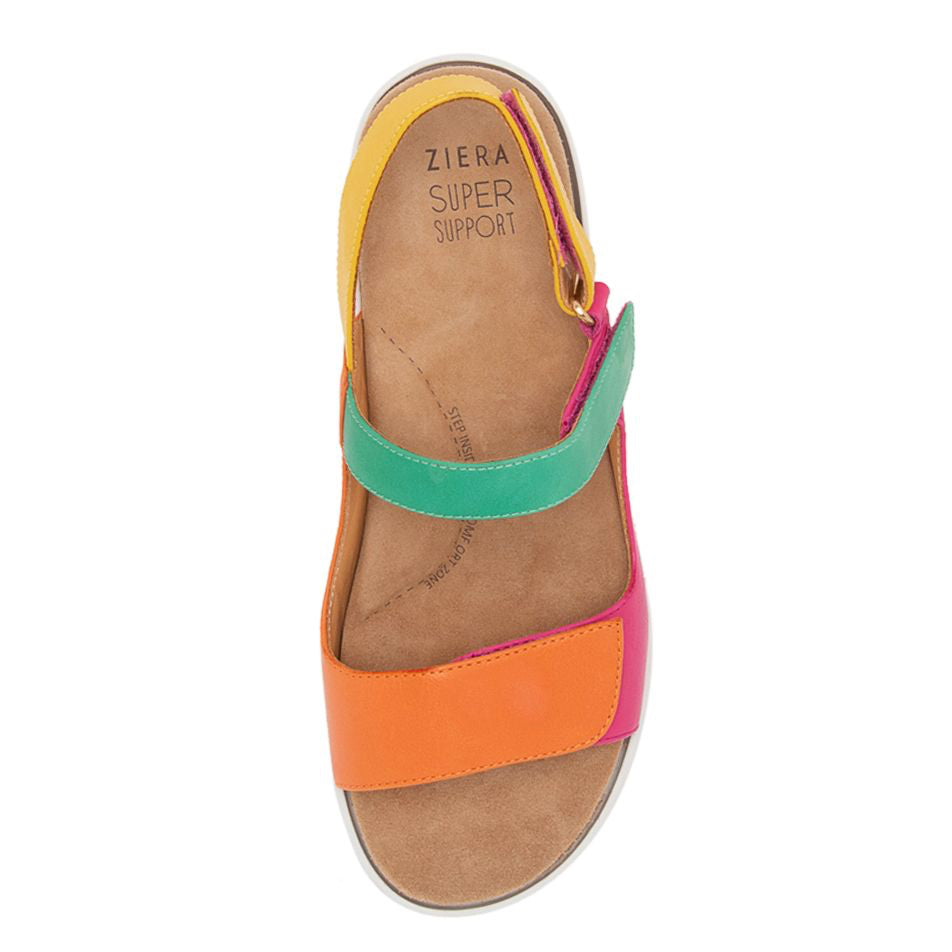 ZIERA BENJI BRIGHT MULTI - Women Sandals - Collective Shoes
