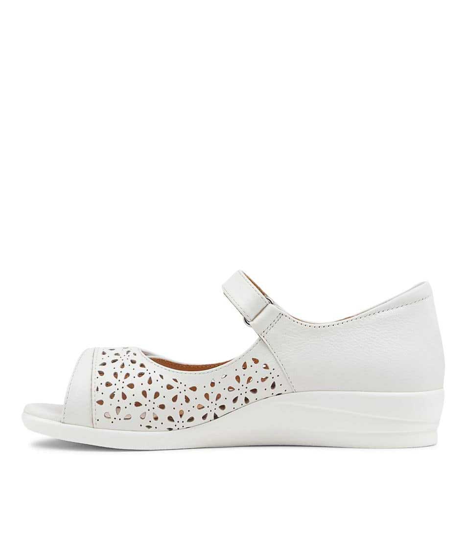 ZIERA DAFFODIL WHITE - Women Sandals - Collective Shoes
