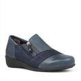 Load image into Gallery viewer, ZIERA SAGE NAVY - Women Slip On - Collective Shoes